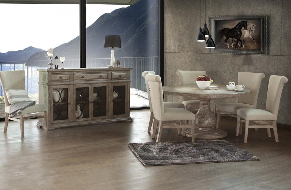 International Furniture Direct Bonanza IFD410RNDBx1+IFD410RNDT2x1